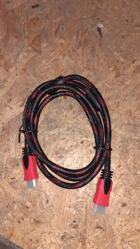 کابل Hdmi کنفی ۱/۵ متری(کارتن ۲۰۰ عددی،تک وکیوم)